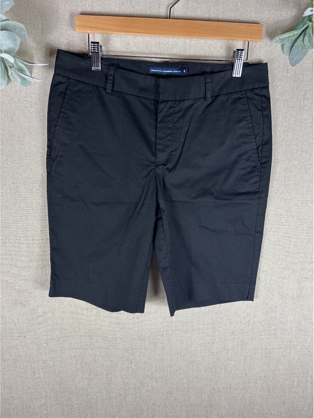 Ralph Lauren > Black 11” Golf Shorts Classic Golf Fit Cotton 8